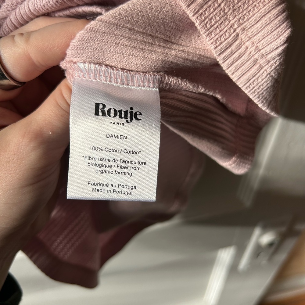 NEW Rouje Lilac Ribbed Tank Top - Picture 9 of 9